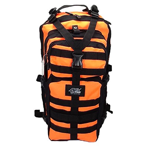 Mochila táctica para senderismo 19 pulgadas naranja miniatura 3