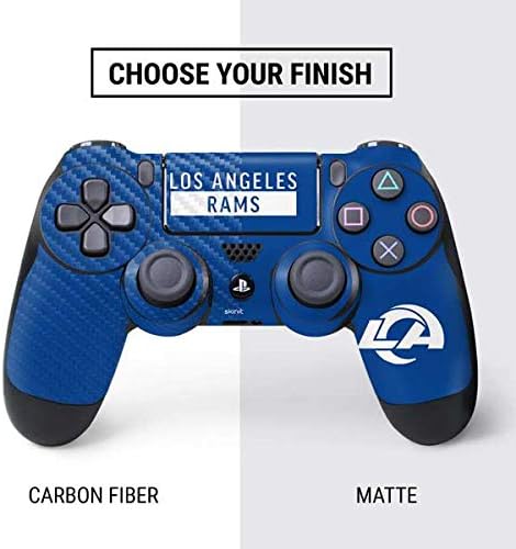 Vista 39 de Skinit Decal Gaming Skin Compatible with PS4 Pro/Slim Controller - Officially Licensed NFL Los Angeles Rams Design