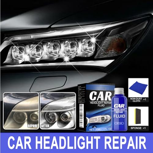Car Scheinwerfer Politur,Car Headlight Repair Fluid,Auto Scheinwerfer Reparatur Set,Reparatur- Flüssigkeit für Autoscheinwerfer,Autoscheinwerfer-Reparaturflüssigkeit,Scheinwerfer Politur Reparatur