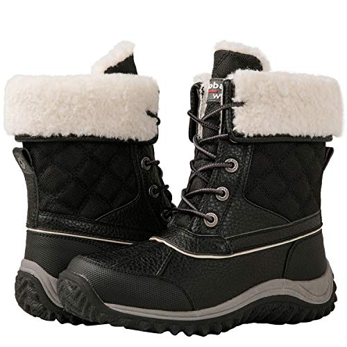 GLOBALWIN Women's Waterproof Explorer Winter Snow Boots for Cold Weather