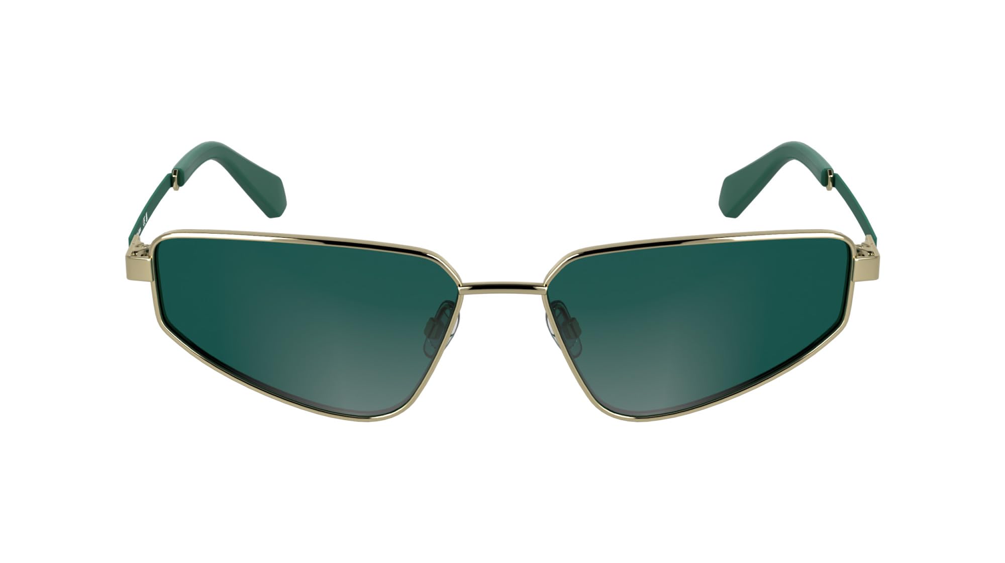 Calvin Klein Women's Gold Woman Ckj25200s 717 Sunglasses Metal Cat Eye Normal