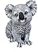 stoneandstyle Steinfigur Koala Bär, Frost- und wetterfest bis -30°C, massiver Steinguss
