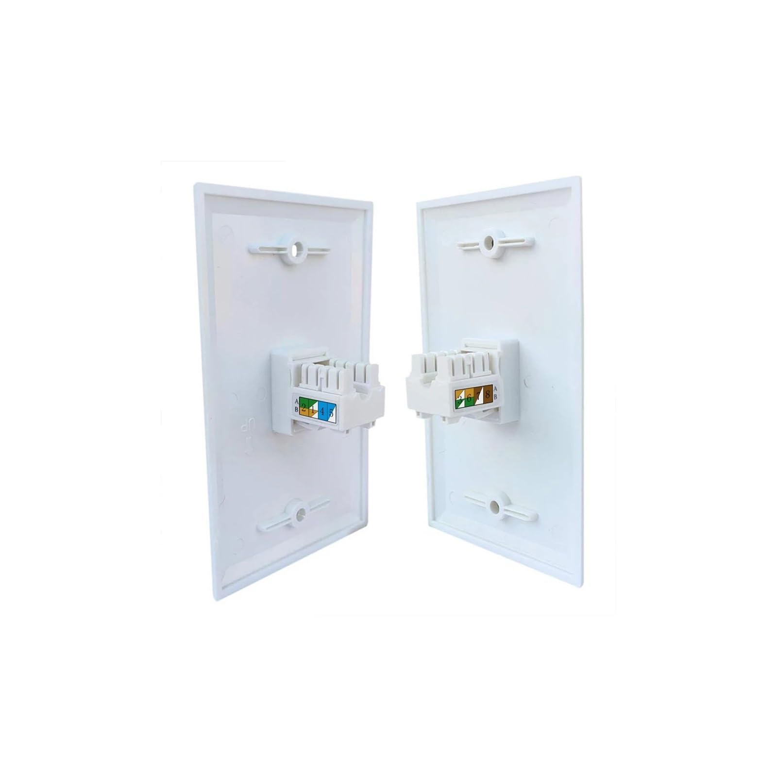 Plaque murale for prise Ethernet CAT6,(3-Port)