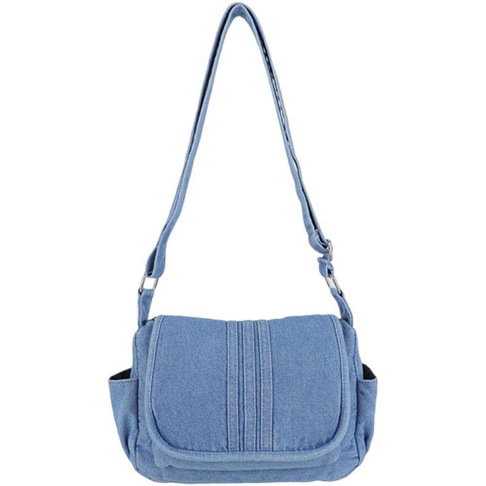 Sac à main en denim de qualité supérieure avec finitions soignées pour femme