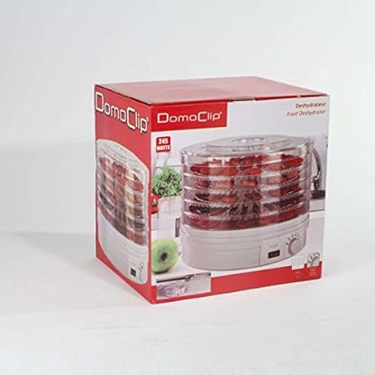 Dörrautomat mit 5 Ebenen Dörrgerät für Obst Trockner (Fleisch Dörrer, Thermostat, Wasserschale, Durchflusssystem, 245 W) – Bild 4
