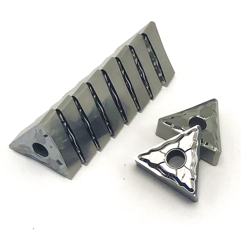 UANGLI TNMG160408 HA H01 Inserto de Aluminio Herramienta de torneado Externo Inserto de carburo Herramienta de Torno de Metal TNMG 160408 Herramienta de Corte Inserto de torneado(TNMG160408 HA H01)