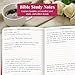 Bible Study Journal for Women – Guided Christian Notebook with Bible Reading Tracker, Prayer Prompts, Church Notes & Bible Study Supplies, Bible Journaling Kit, Beautiful Faith Gift for Her
