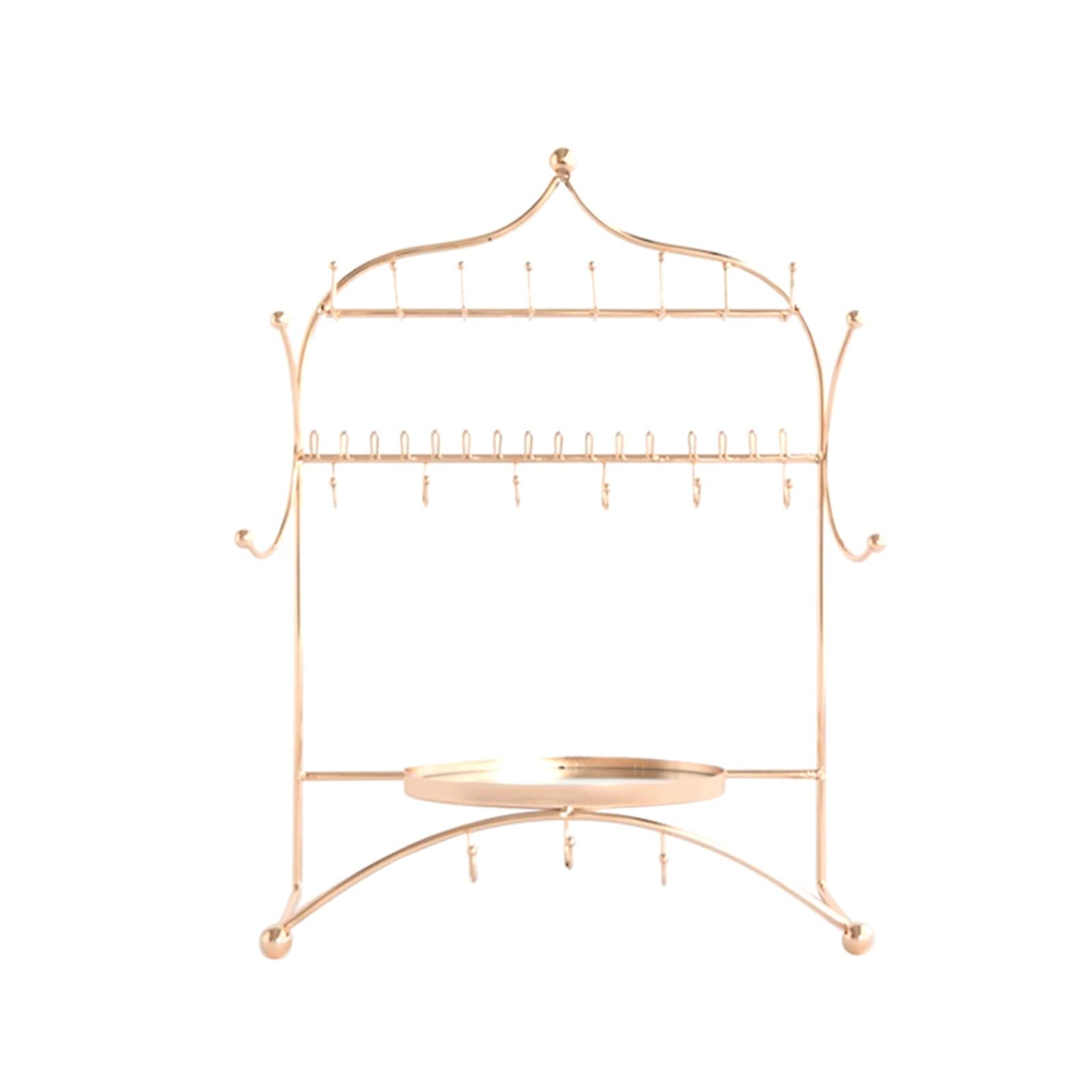 GAROEN Jewelry Display Stand Tabletop Jewelry Organizer Tower Jewelry Stand Display Necklace Holder for Show Jewelry Photography Display Props Orga