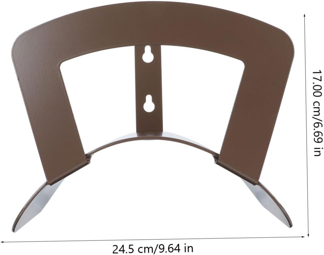 Outdoor Hose Storage Rack Full Metal Garden Hose Holder Wall Mount Hook for Car Washing