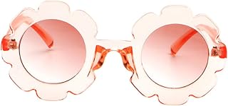 1 Peça Óculos De Sol Transparentes Para Meninas Óculos De Sol Em Massa Óculos De Sol Para Bebês Adultos Óculos De Sol Flor Margarida Óculos De Sol Da Moda Óculos De Girassol
