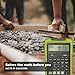 Calculated Industries 4225 ConcreteCalc Pro Advanced Feet-Inch-Fraction, Metric Construction-Math Calculator Tool for Concrete, Masonry, Paving Contractors and Estimators