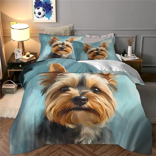 Housse de couette microfibre hypoallergique 260x220cm imprimé géographique 3D - 6