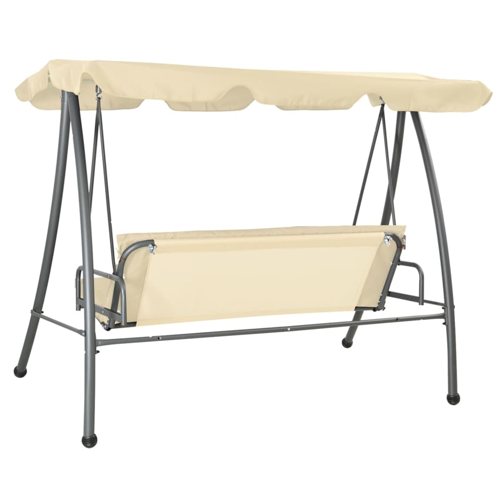 Banco Columpio de Exterior con Dosel, Columpio Jardin Exterior, Balancin Jardin Exterior, Muebles Jardin Exterior, Balancin Balcon, Blanco Arena