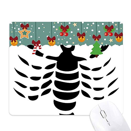 Alfombrilla de ratón para ordenador: diseño navideño de Escorpio