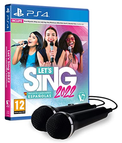 Let's Sing 2022 Incluye Canciones Españolas + 2 micros   PS4