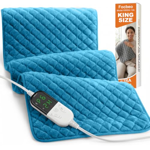 32x24 Extra Large Heating Pad for Back Pain/Period Cramps/Neck/Shoulder