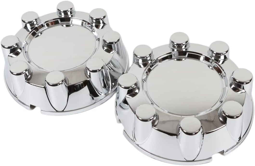 2PCS Rear F250 F350 SD 4x4 Chrome Wheel Center Hub Caps 8 Lug Rim Lug Cover Hubs