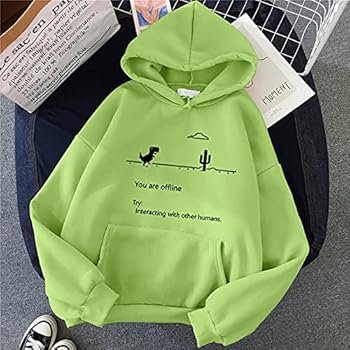 IQYU Cropped Hoodie dames kort: capuchontrui dames lange mouwen