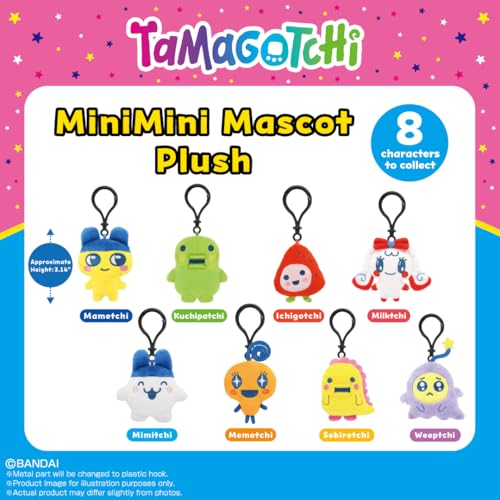 Image of Bandai Namco NUI - Tamagotchi - MiniMini Tamagotchi (Complete Set of 8) ChibiNui Plush
