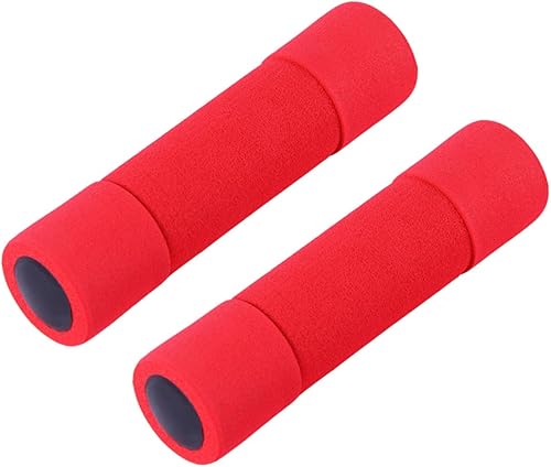 BESPORTBLE 2 mancuernas cubiertas de espuma, pesas de mano para mujeres, pequeñas y ligeras, para entrenamiento de fuerza y tonificación de brazos