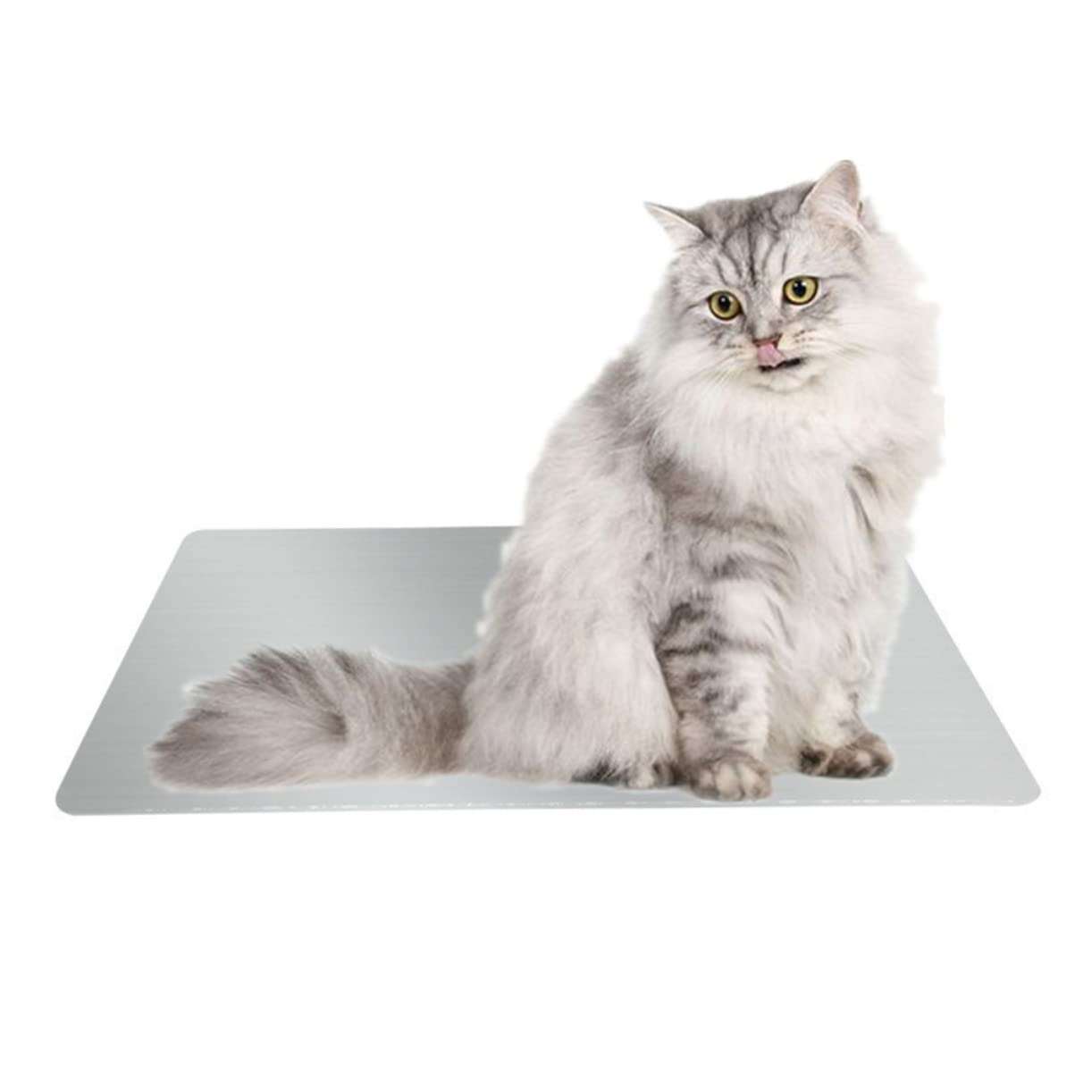 Kühlmatte Für Haustiere Aluminium-kühlplatte Für Hunde Und Katzen Selbstkühlend Leicht Zu Reinigen rutschfest Angenehm Kühl Für Entspannte Sommernächte