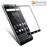[2-Pack]-Full Curved Edge Front Tempered Glass For Blackberry KEYone Mercury DTEK70 3D Full Screen Protector glass For Blackberry KEYone