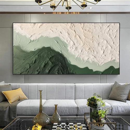 Grande décoration murale de peinture personnalisée sans cadre 70x140