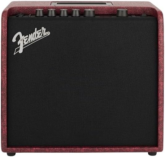 Fender Mustang LT25, 25 Watt Combo Amplifier, 230V in Wine Red ...