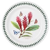 Portmeirion Exotic Botanic Garden Dinner Plate with Red Ginger Motif