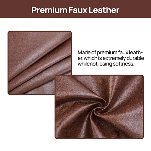 Teniux Remote Control Holder Faux Leather Armrest Organizer With 6 Pockets For Recliner Couch Sofa thumb #2
