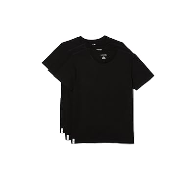 Lacoste 3 Pack Crew Neck Regular Fit Essential T Shirt Men