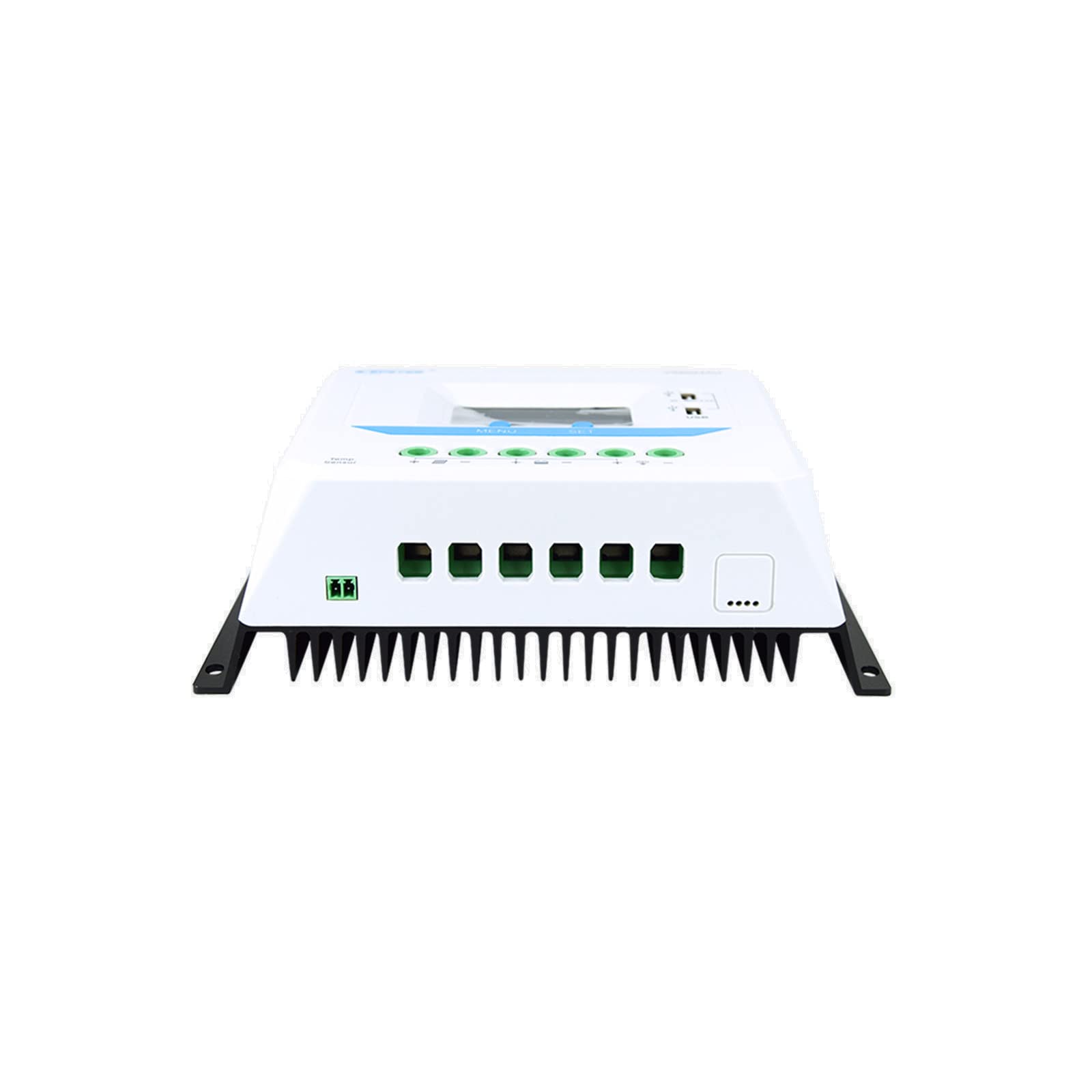EPEVER® PWM - Regolatore di carica 60 A, 12 V/24 V, per ricarica solare con connettore USB LCD, VS6024AU