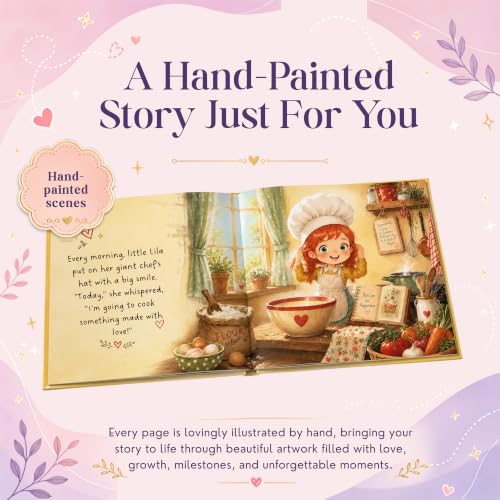 Personalized Little Chef Storybook for Kids, Custom Name & Photo Cooking Book Personalized Baking Story for Boys and Girls, Toddler Birthday Christmas Gift Childhood Keepsake for Little Chefs - Image 2