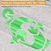 IModeur Green Heat Transfer Vinyl — 30.5 x 152.5 cm(12'' x 5 Ft) Iron on Vinyl for Fabric, PET Backing Green Vinyl for T-Shirts, Clothes, Hats, Bags and Other Textiles, HTV Vinyl Roll Easy to Weed #2