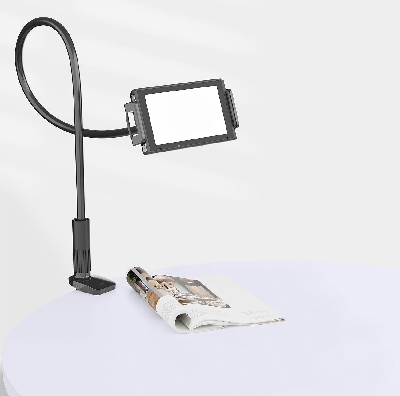 Callstel Set de 2. Soportes con Brazo Flexible para tabletas y Smartphones.