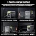 FOSSiBOT F1200 Portable Power Station, 1200W 1024Wh, Black