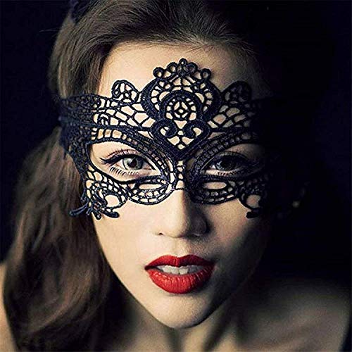 Geek-M Sexy Girl Lace Eye Mask For Masquerade Party Fancy Dress Black #TOP2