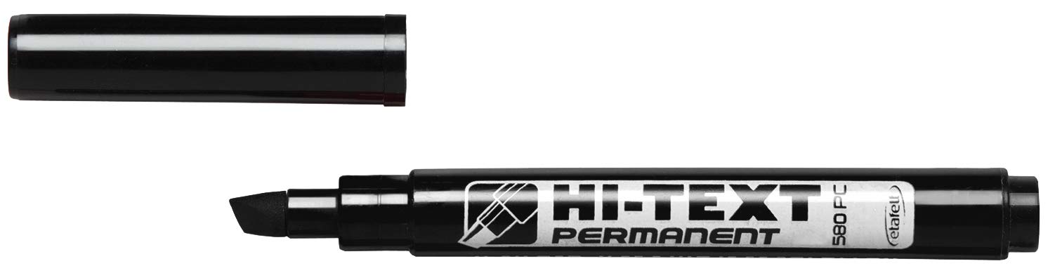 Pentel N860/4 Tasca Di 4 Pennarelli Permanenti Punta A Scalpello Media Nero/rosso/blu/verde, 4 Pezzi - Foto 6