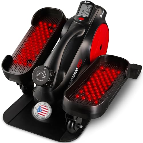 Image of Lifepro Portable Under Desk Elliptical Exercise Machine - Manual Pedal Exerciser for Home Workouts, Muscle Toning, Energy Boost - Mini Foot & Leg Exerciser with Fitness App