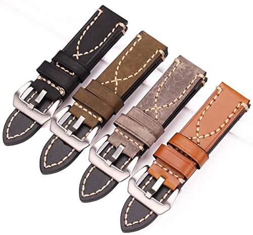 Bracelet de montre cuir véritable 22mm pour habiller vos tenues de bureau