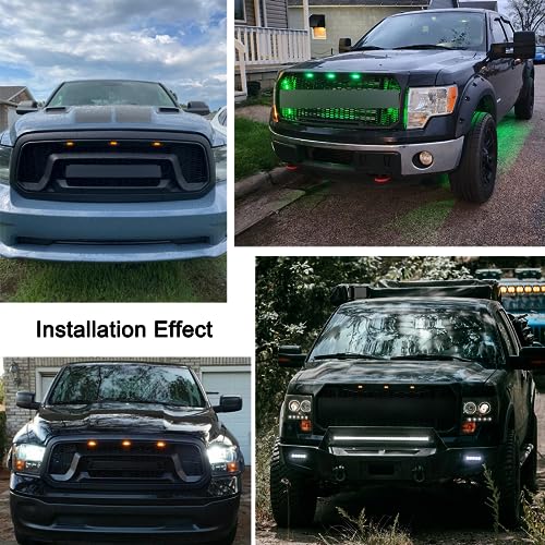 Luz de rejilla delantera para Ford F150 y Dodge Ram: diseño Raptor de ruta 4