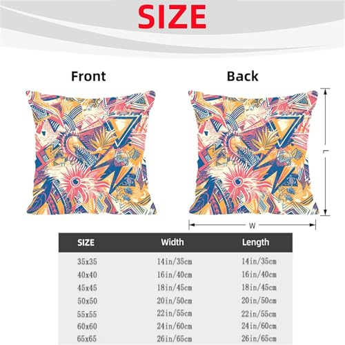 Housses de coussin extérieur imperméables 55x55 pour canapé terrasse et balcon