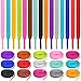 Isusser 15 Pairs 45" Flat Coloured Athletic Shoe Laces Sneakers Skate Shoes Boots Sport Shoes