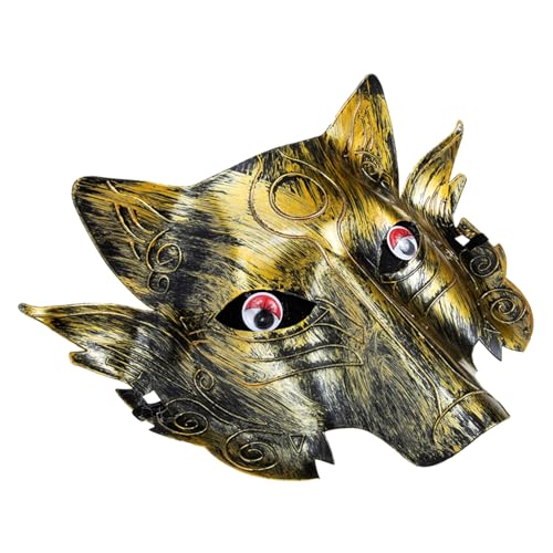 VALICLUD 2pcs Scary Animal Mask Halloween Costume Prop Decorative Headpiece for Parties Festivals Design for Cosplay Masquerade Events Unique Halloween Celebrations