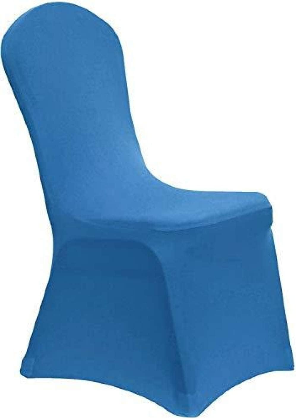 50 Pieces White Spandex Dining Room Chair Cover for Living Room Universal Stretch Chair Cover Wedding Banquet Party,Dark Orange