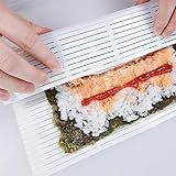 Yechiry Rodillo para Hacer Sushi Lavable Antiadherente, Rodillo para Pasteles Reutilizable, Ideal para Comida de Estilo Japonés, Fabricación de Arroz, Cocina DIY