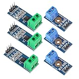 sensor arduino corriente alterna 【Módulo de sensor de corriente】Chip:ACS712ELC-30A; fuente de alimentación Pin 5V, indicador de alimentación a bordo; el módulo puede medir la corriente positiva y negativa de 30 amperios, correspondiente a la salida analógica de 66mV/A.