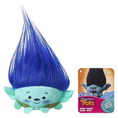 Hasbro Trolls Mini Plusz Branch peluche douce personnage de film