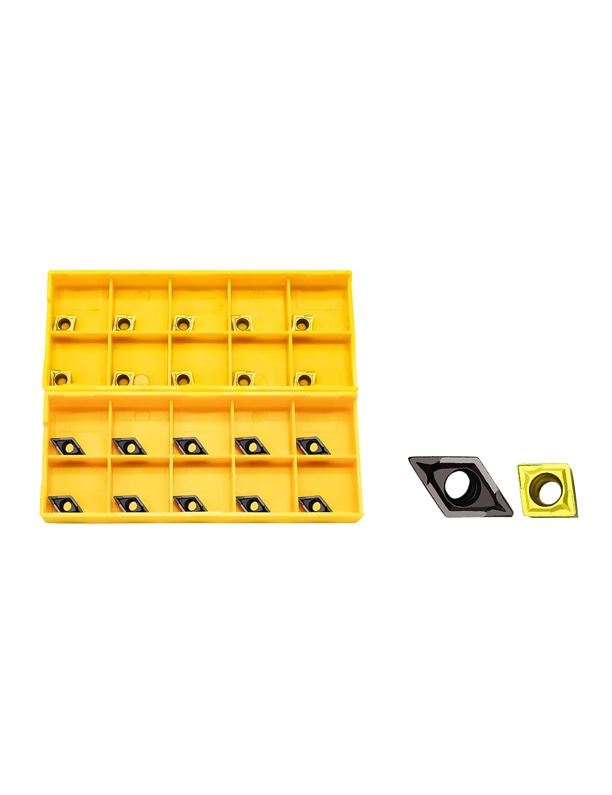 Carbide Inserts for Lathe Cutting Tools - CCMT21.51, DCMT21.51-20 Pieces