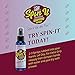 Spin iT Football Grip Spray - Firm Grip With or Without Football Gloves - Compliment to Football Training Equipment & Football Accessories - Increased Football Grip Playing Youth Football (2 oz)
